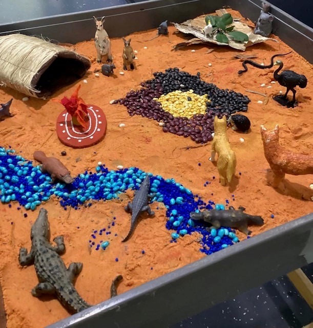Indigenous sensory tray