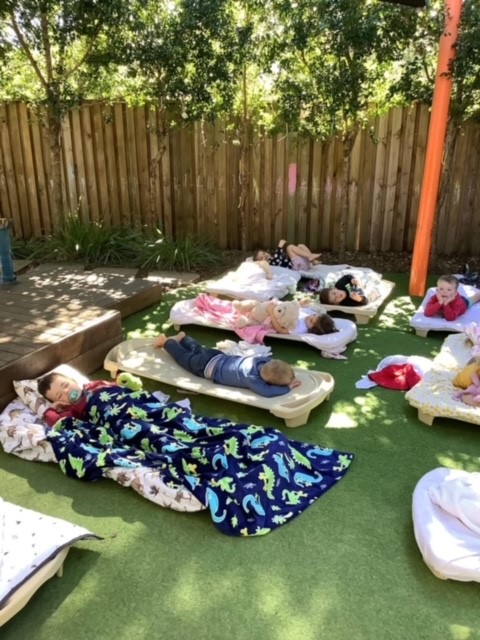 Outside day sleeping